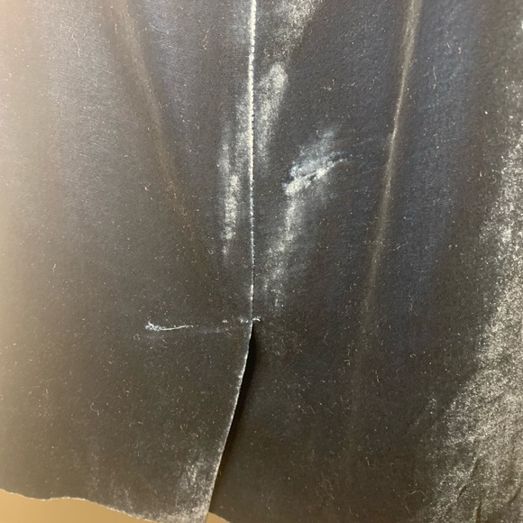 VINTAGE Blue Velvet Dress Dana Buchman - Picture 7 of 7